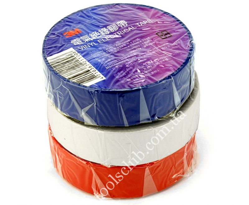 Изолента 3M 19мм*18м красная. 22410 купить в Украине | ToolsClub